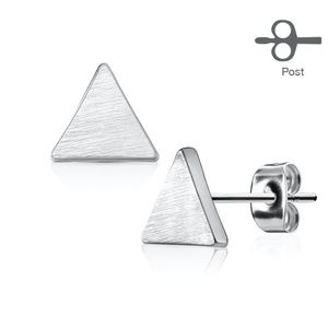 Delicate Triangle Post Earrings